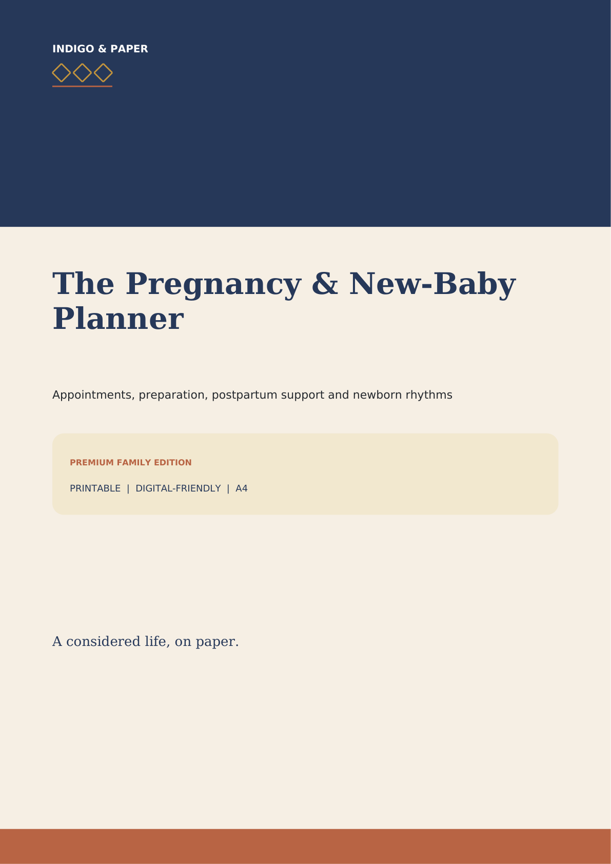 Cover of The Pregnancy & New-Baby Planner