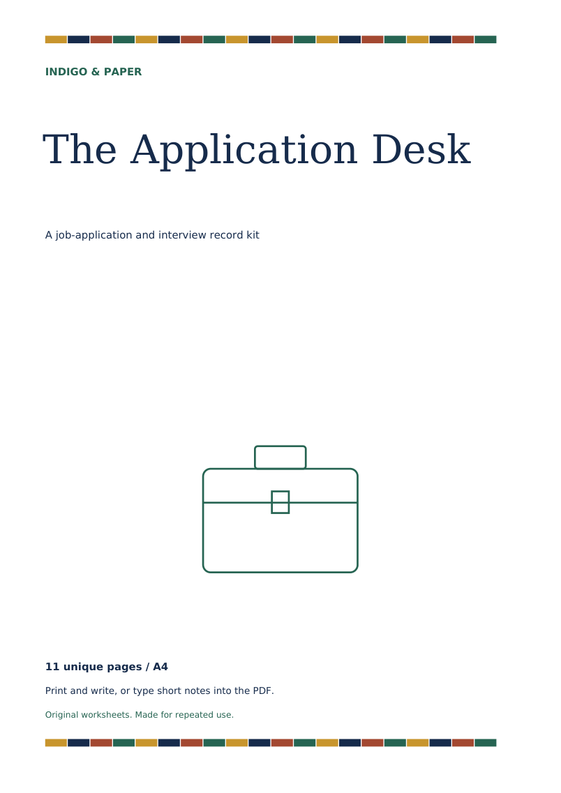 Cover of The Application Desk